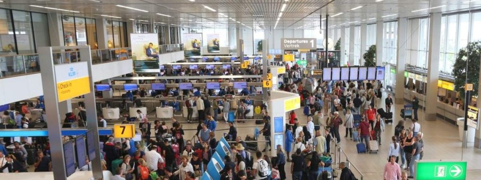 Χάος στο Schiphol την Τετάρτη, με ακυρώσεις της KLM